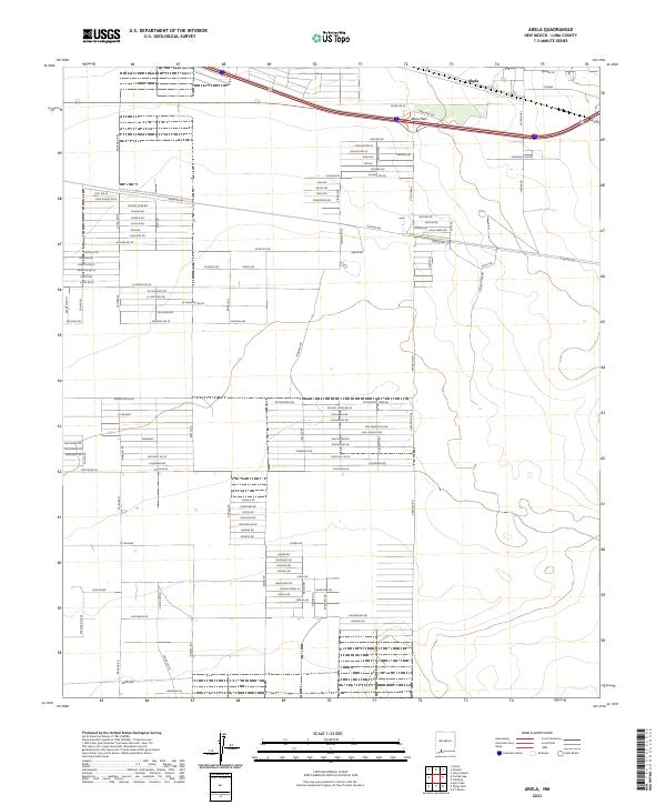 Akela topographic map thumbnail