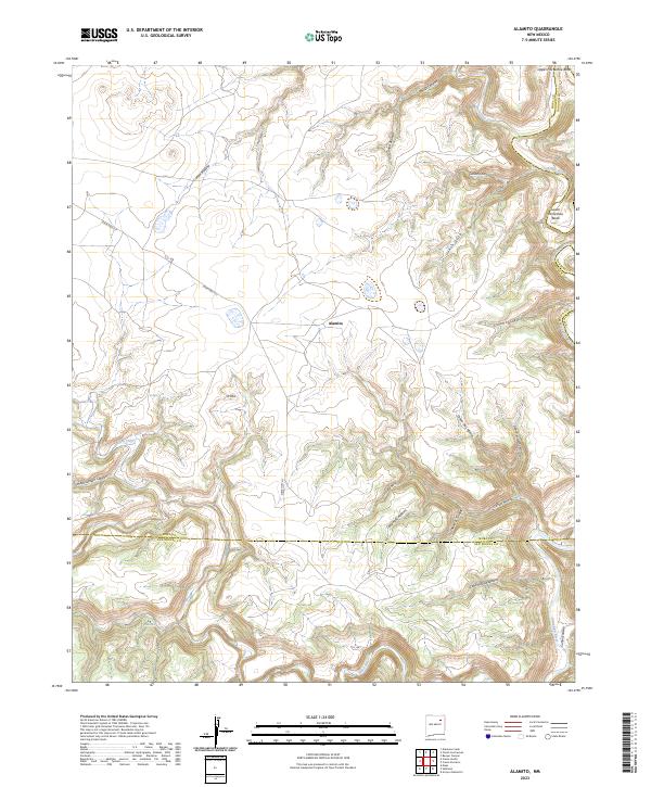 Alamito topographic map thumbnail
