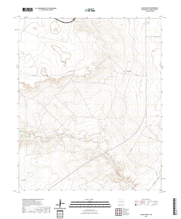 Alamo Ranch topographic map thumbnail