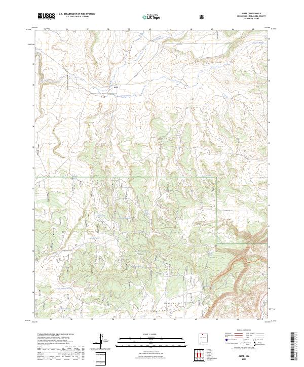 Alire topographic map thumbnail