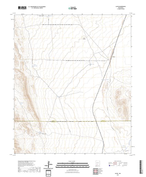 Alivio topographic map thumbnail