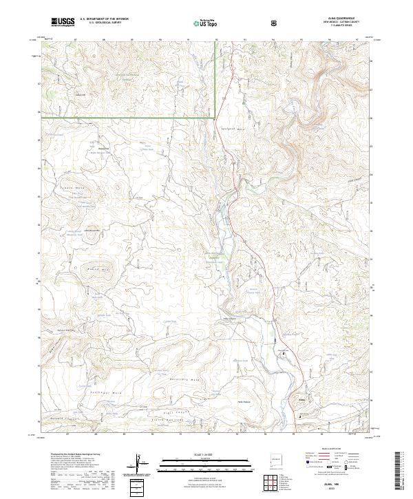 Alma topographic map thumbnail