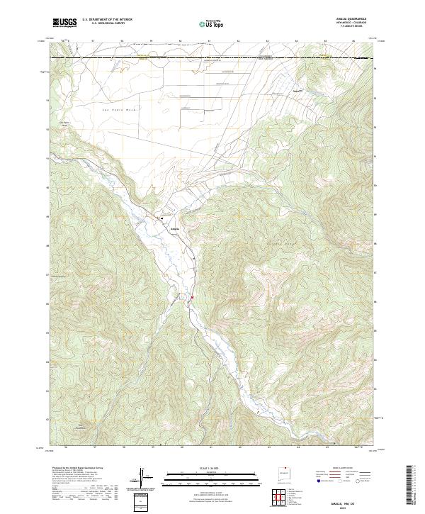 Amalia topographic map thumbnail