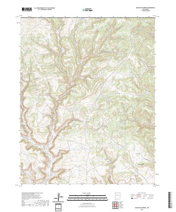 Anastacio Spring topographic map thumbnail