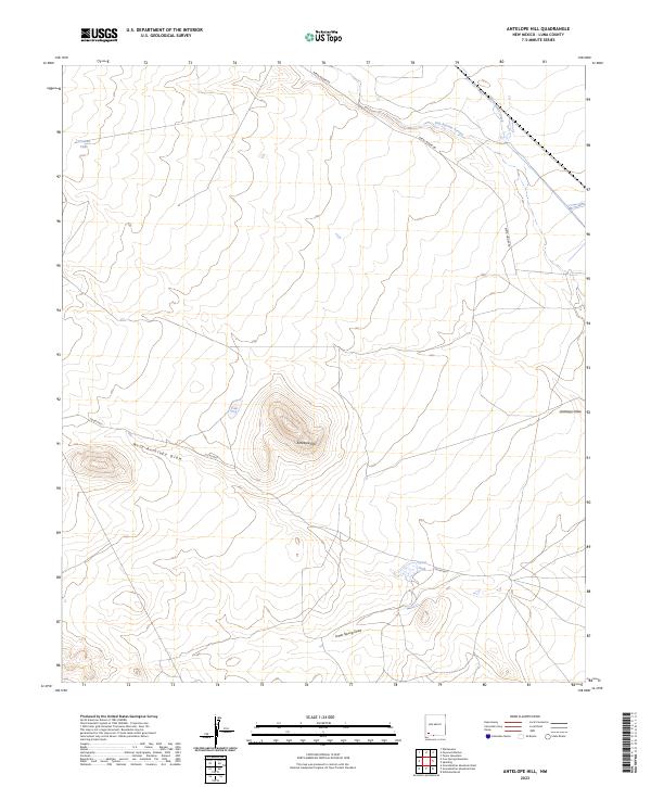 Antelope Hill topographic map thumbnail