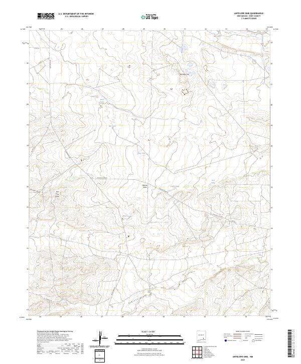 Antelope Sink topographic map thumbnail