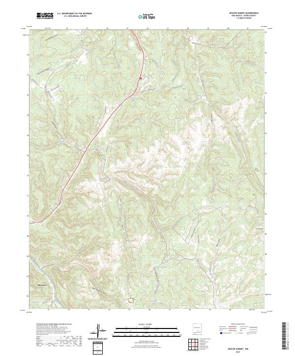 Apache Summit topographic map thumbnail