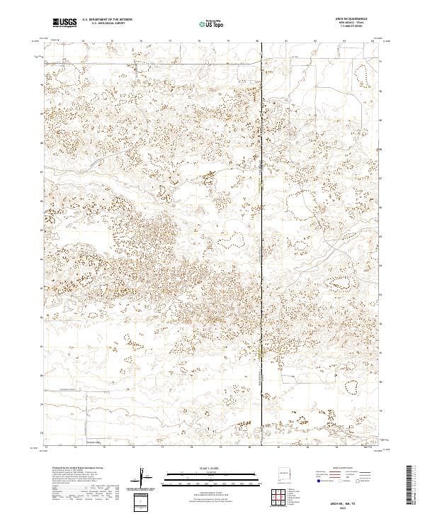 Arch NE topographic map thumbnail