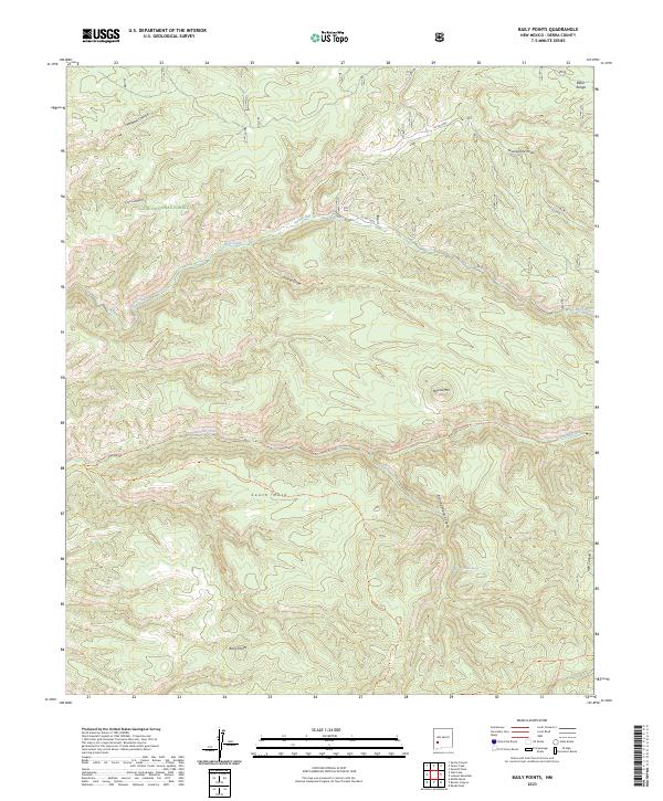 Baily Points topographic map thumbnail