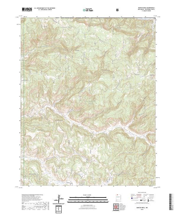 Bancos Mesa topographic map thumbnail
