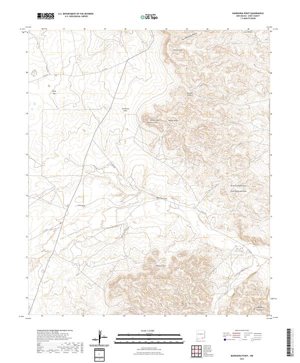 Bandanna Point topographic map thumbnail