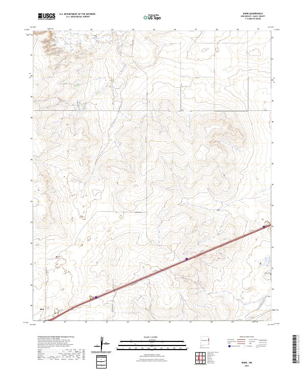 Bard topographic map thumbnail