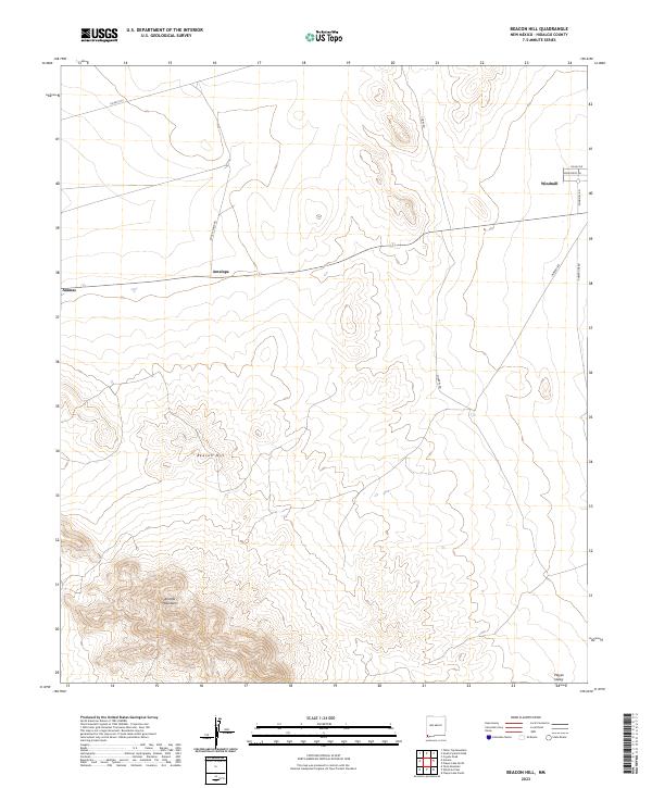 Beacon Hill topographic map thumbnail