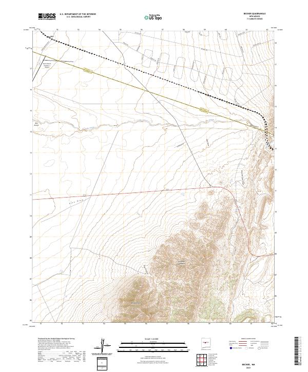 Becker topographic map thumbnail