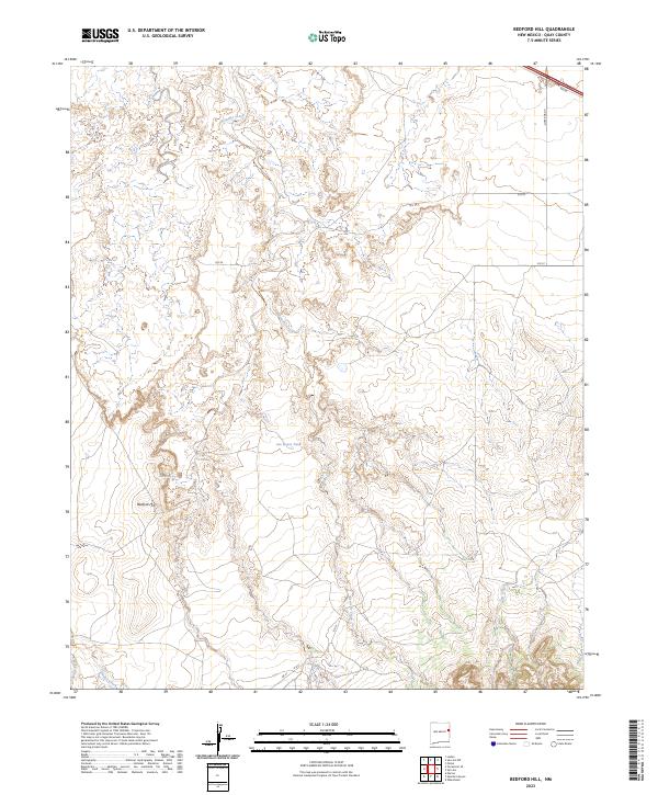 Bedford Hill topographic map thumbnail