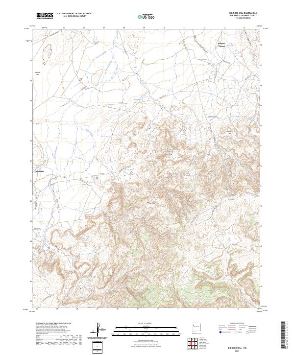 Big Rock Hill topographic map thumbnail
