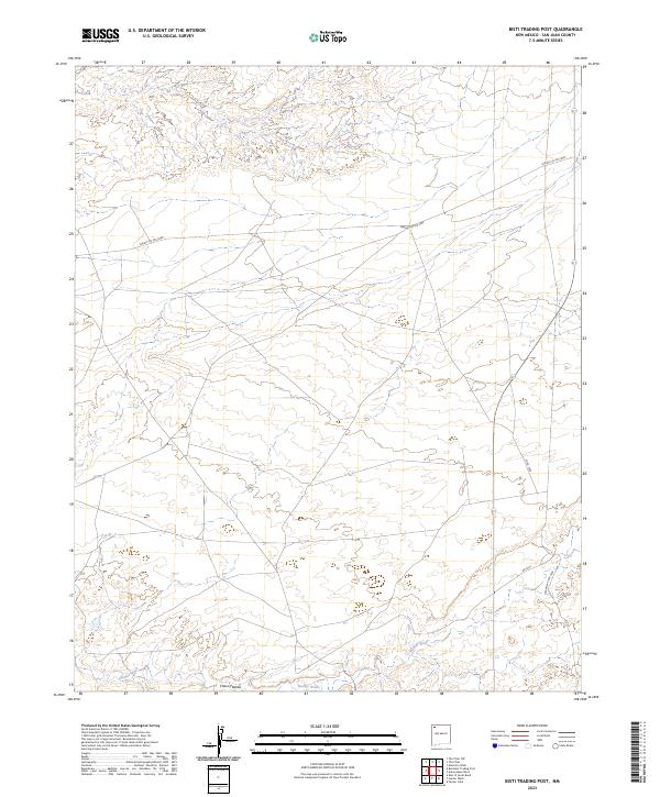 Bisti Trading Post topographic map thumbnail
