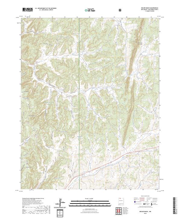 Bixler Ranch topographic map thumbnail