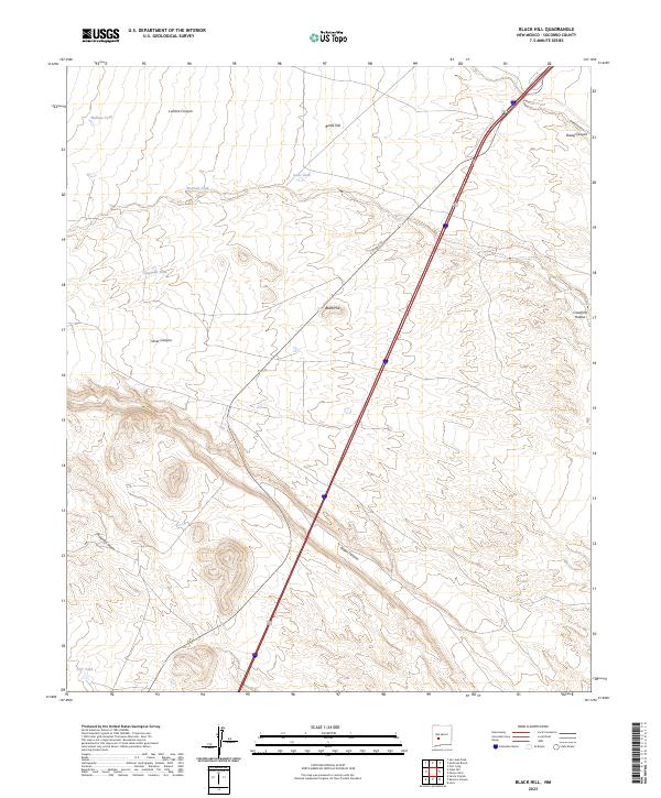 Black Hill topographic map thumbnail