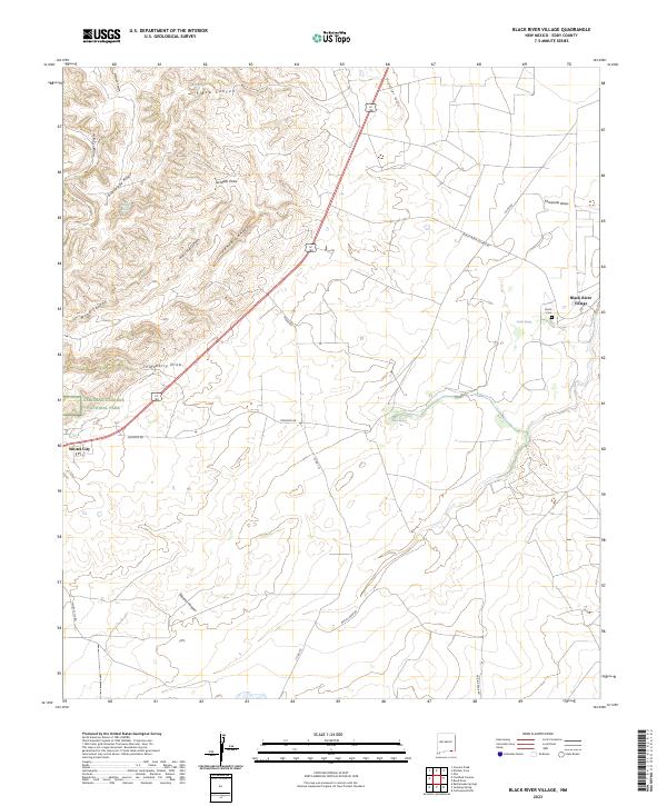 Black River Village topographic map thumbnail