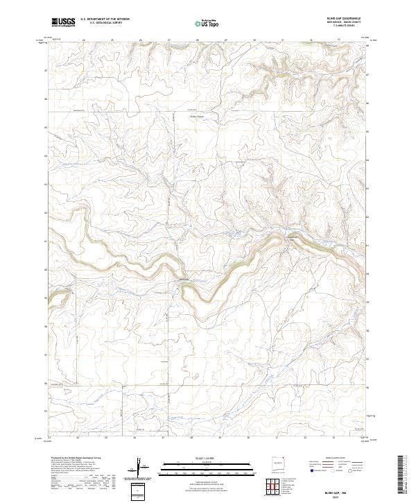 Blind Gap topographic map thumbnail