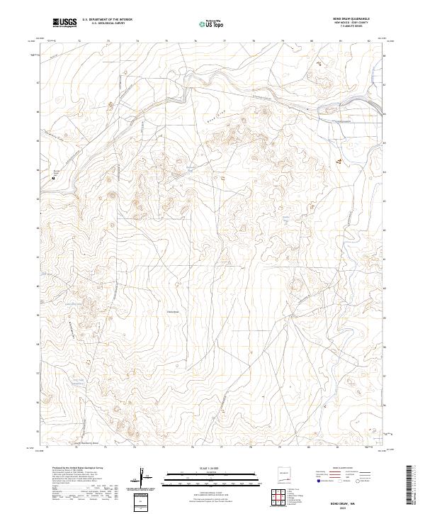 Bond Draw topographic map thumbnail