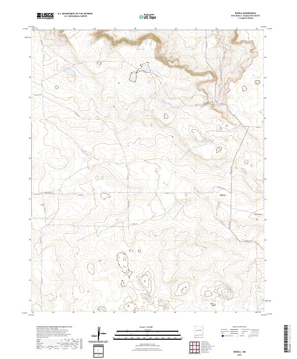 Borica topographic map thumbnail