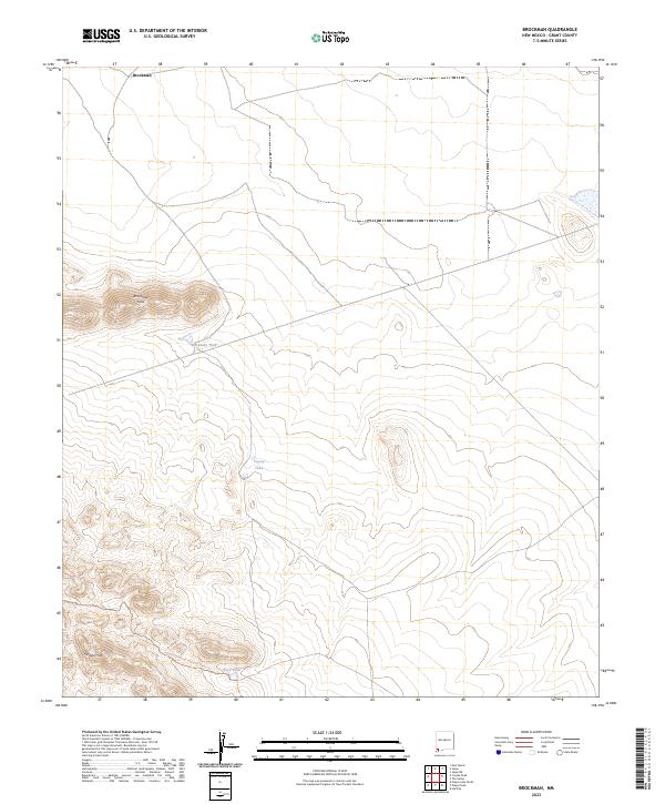Brockman topographic map thumbnail