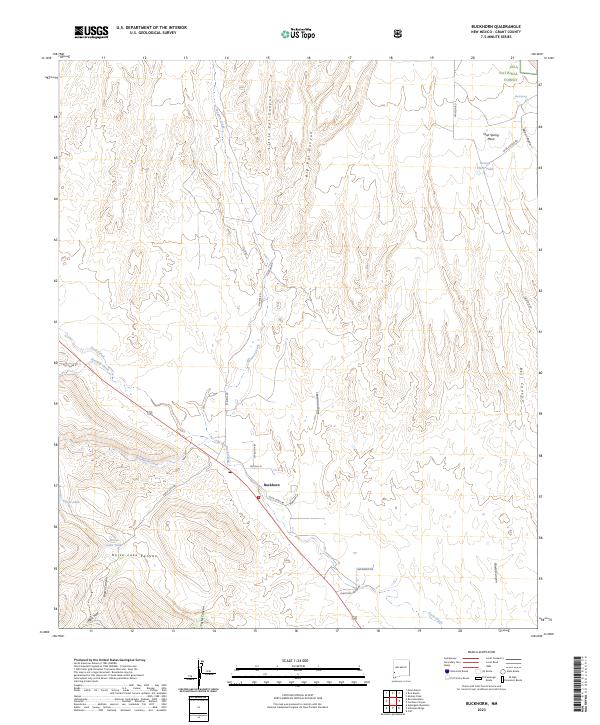 Buckhorn topographic map thumbnail