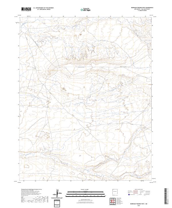 Burnham Trading Post topographic map thumbnail