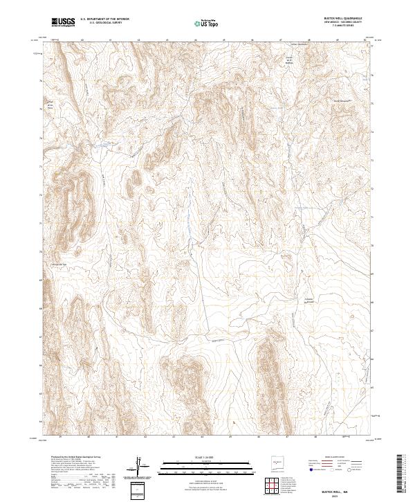 Bustos Well topographic map thumbnail