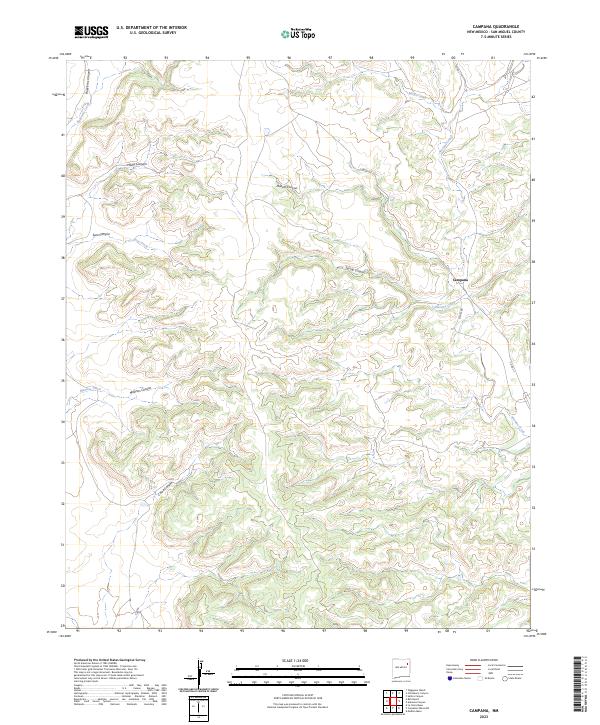 Campana topographic map thumbnail