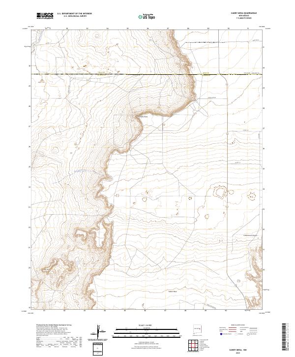 Candy Mesa topographic map thumbnail