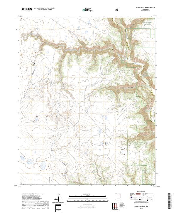 Canon Colorado topographic map thumbnail
