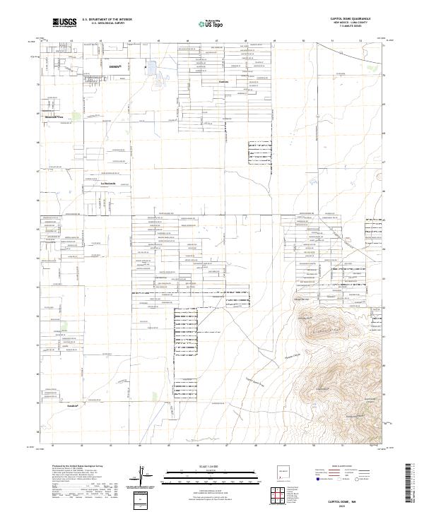 Capitol Dome topographic map thumbnail