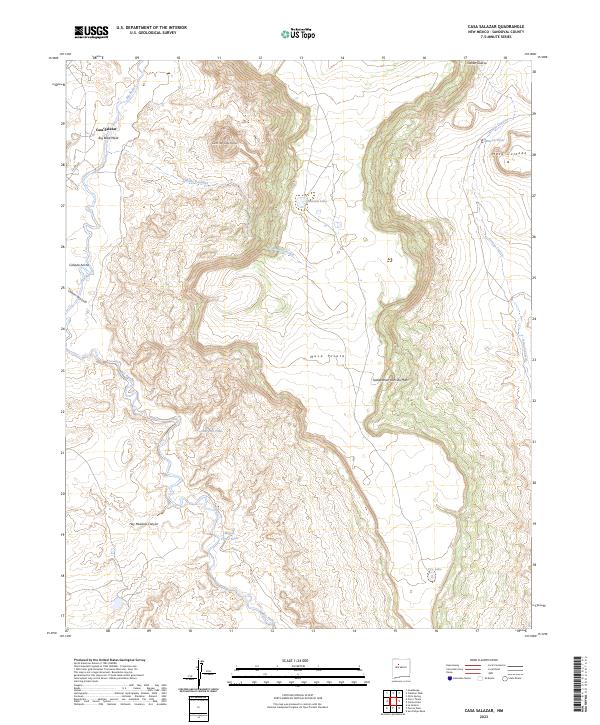 Casa Salazar topographic map thumbnail