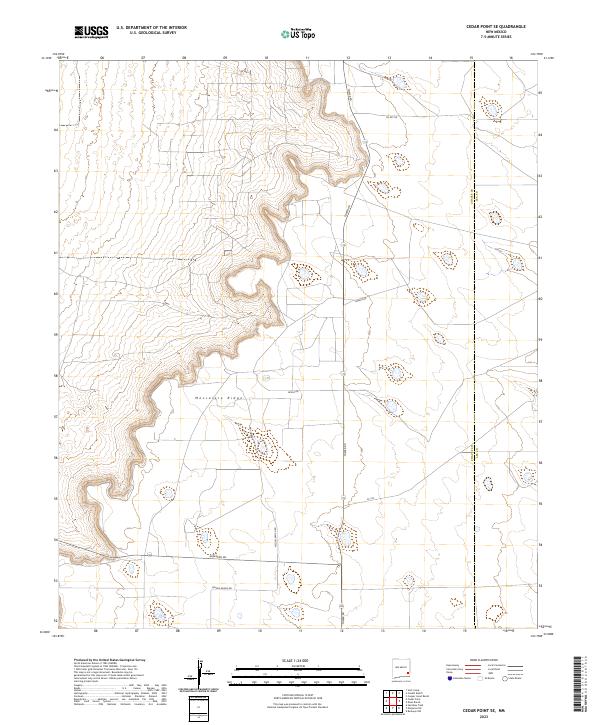 Cedar Point SE topographic map thumbnail