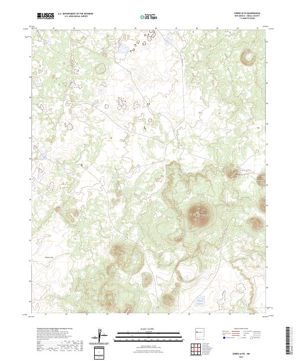 Cerro Alto topographic map thumbnail