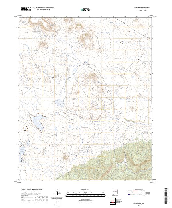 Cerro Negro topographic map thumbnail