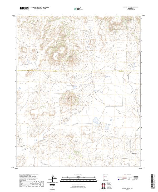 Cerro Prieto topographic map thumbnail