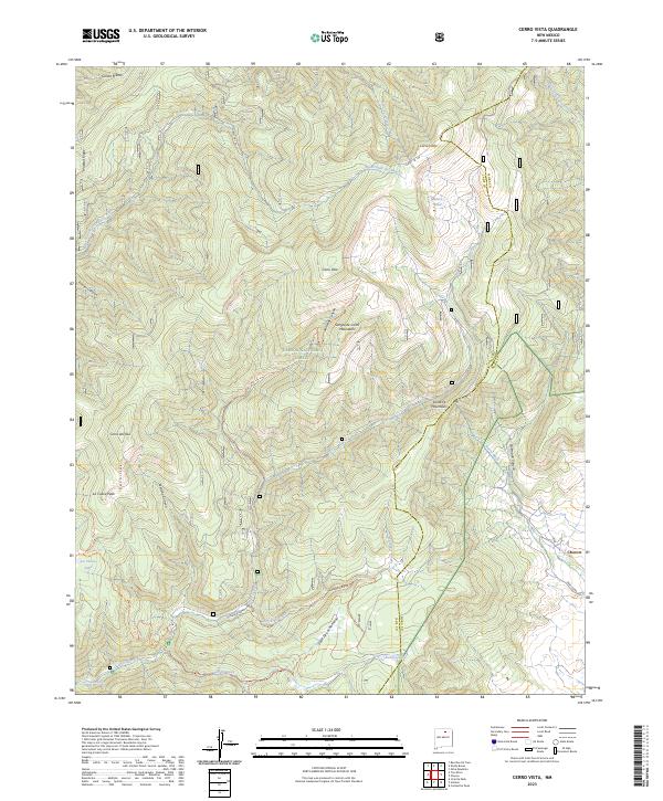 Cerro Vista topographic map thumbnail