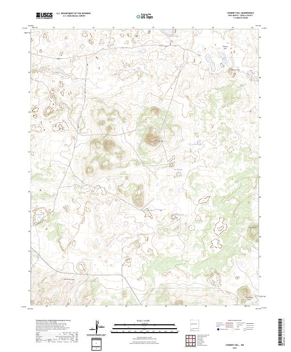 Chimney Hill topographic map thumbnail