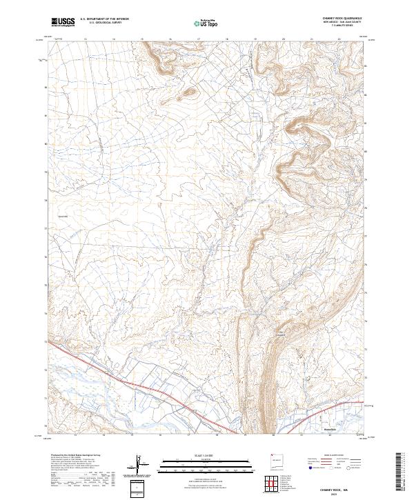 Chimney Rock topographic map thumbnail