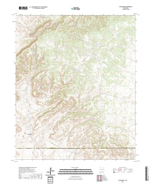 Chupadera topographic map thumbnail