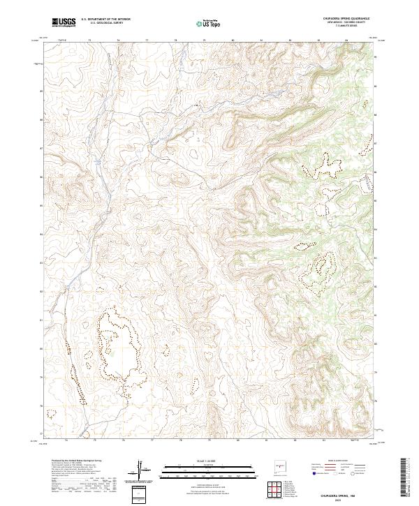 Chupadera Spring topographic map thumbnail