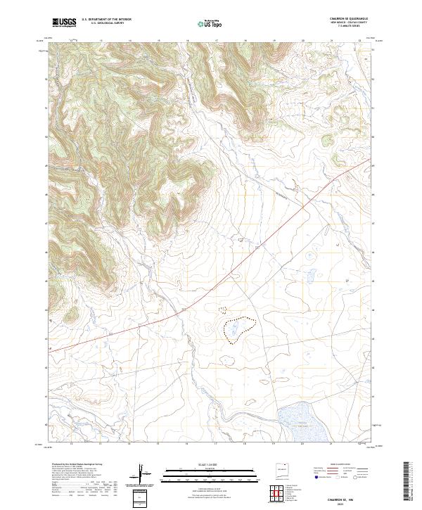 Cimarron SE topographic map thumbnail