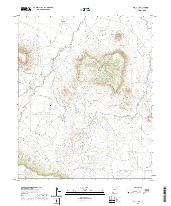 Circle S Mesa topographic map thumbnail
