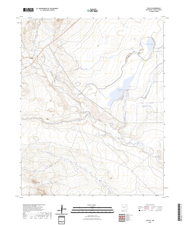 Colfax topographic map thumbnail
