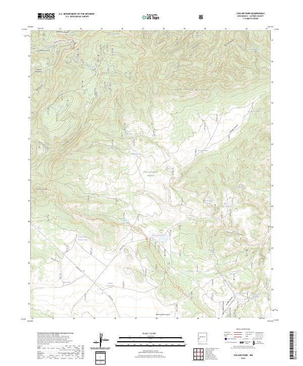 Collins Park topographic map thumbnail
