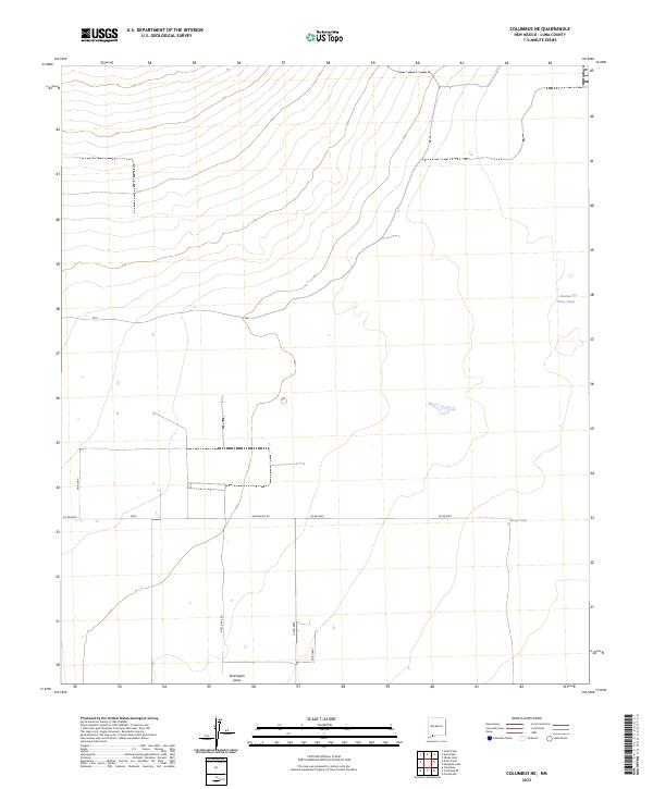 Columbus NE topographic map thumbnail